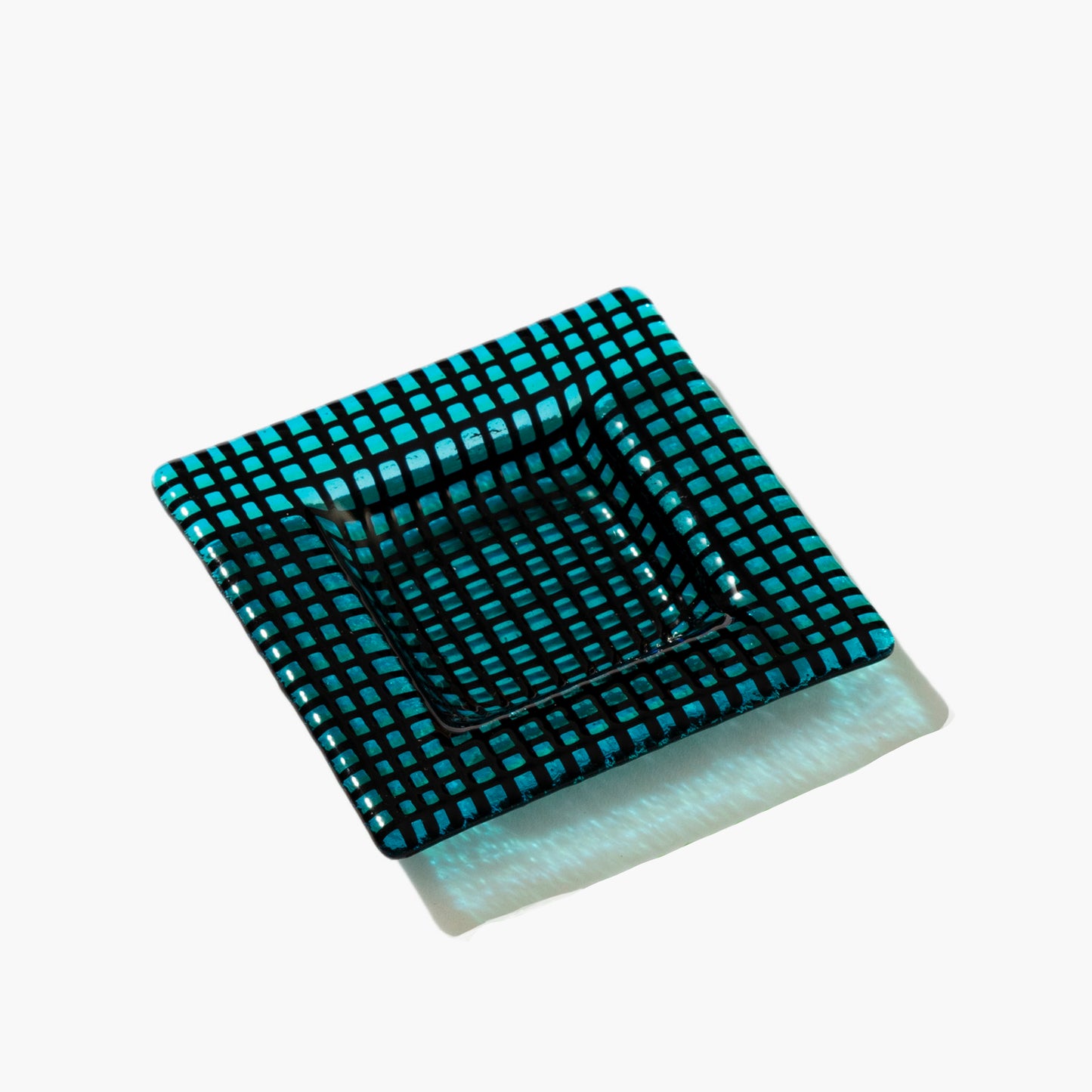 Trinket Dish Small Blue/Black