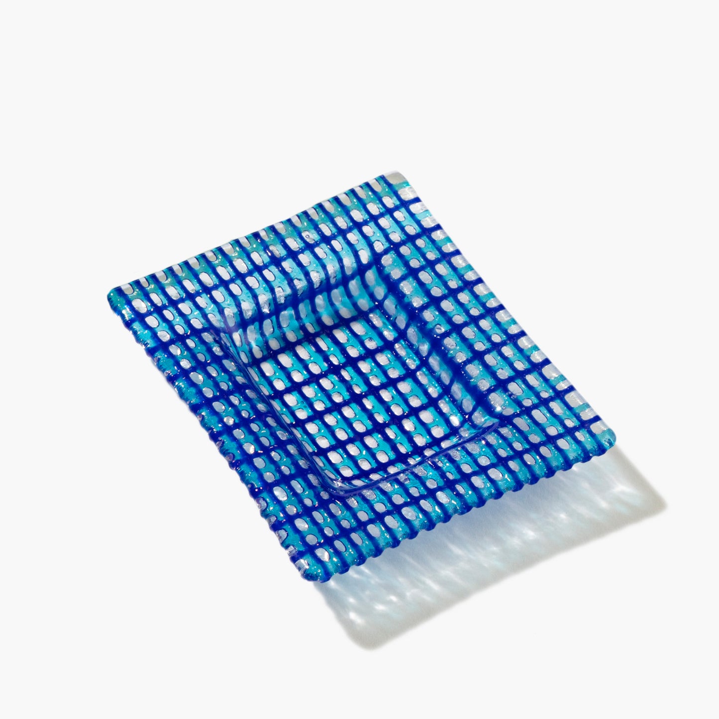 Trinket Dish Small Light/Dark Blue