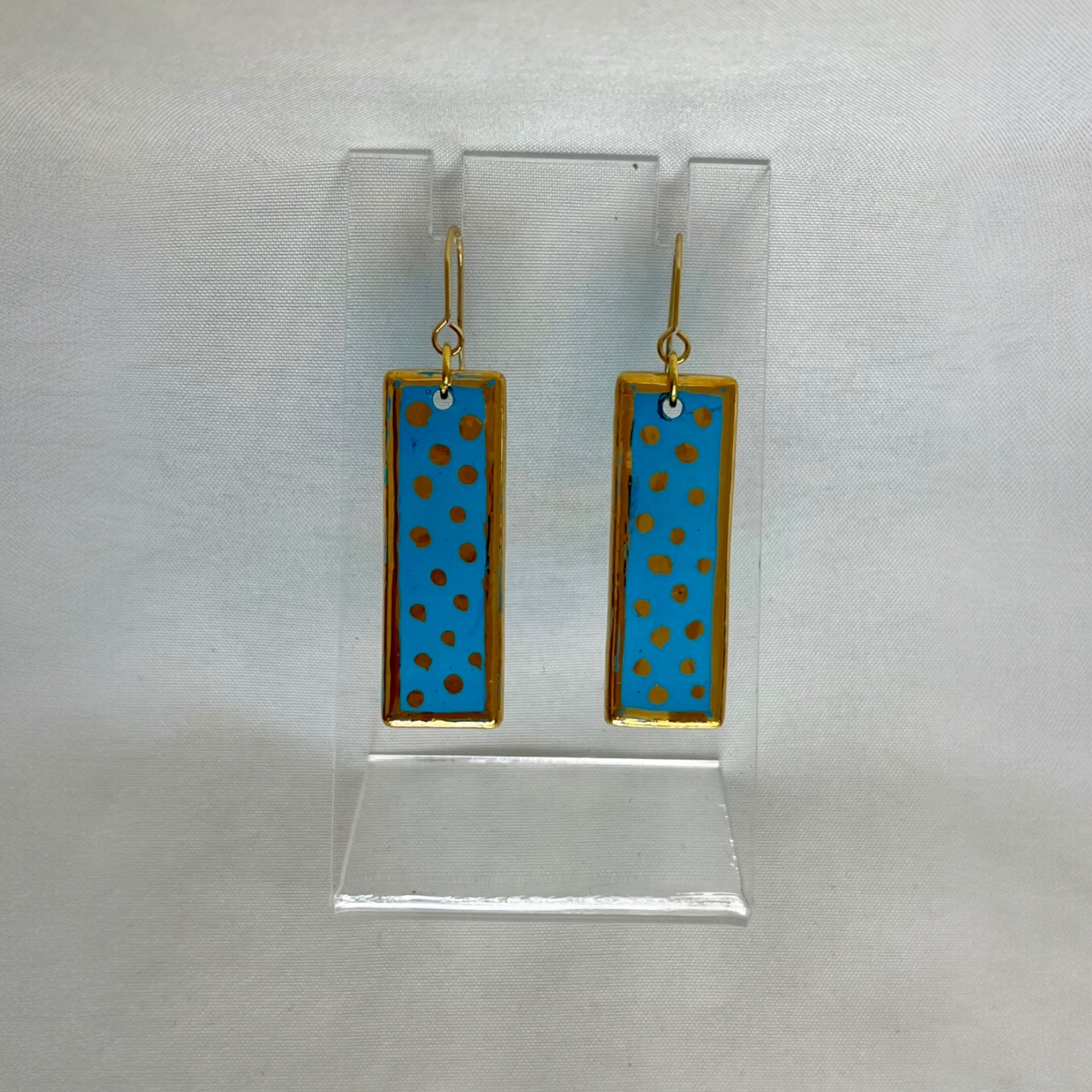 11 Blue Dot Earrings
